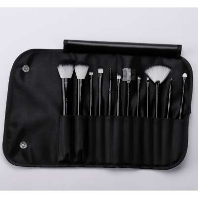 on Sale 12pcs Professional Makeup Brushes Private Label Wholesale Makeup Brushes with Black Case